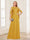 A-Line/Princess Scoop Half Sleeves Floor-Length Mother of the Bride Dresses with Lace&Ruched