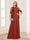A-Line/Princess Scoop Half Sleeves Floor-Length Mother of the Bride Dresses with Lace&Ruched