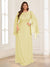 A-Line/Princess Scoop Half Sleeves Floor-Length Plus Size Mother of the Bride Dresses with Lace & Ruched