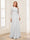 A-Line/Princess Scoop Long Sleeves Floor-Length Mother of the Bride Dresses with Lace & Beading
