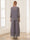 Jumpsuits V-Neck 3/4 Sleeves Ankle-Length Two Pieces Mother of the Bride Pantsuit with Lace