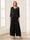 Jumpsuits V-Neck 3/4 Sleeves Ankle-Length Two Pieces Mother of the Bride Pantsuit with Lace