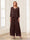 Jumpsuits V-Neck 3/4 Sleeves Ankle-Length Two Pieces Mother of the Bride Pantsuit with Lace
