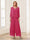 Jumpsuits V-Neck 3/4 Sleeves Ankle-Length Two Pieces Mother of the Bride Pantsuit with Lace