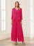 Jumpsuits V-Neck 3/4 Sleeves Ankle-Length Two Pieces Mother of the Bride Pantsuit with Lace