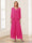 Jumpsuits V-Neck 3/4 Sleeves Ankle-Length Two Pieces Mother of the Bride Pantsuit with Lace