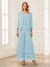 Jumpsuits V-Neck 3/4 Sleeves Ankle-Length Two Pieces Mother of the Bride Pantsuit with Lace