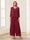 Jumpsuits V-Neck 3/4 Sleeves Ankle-Length Two Pieces Mother of the Bride Pantsuit with Lace