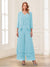 Jumpsuits V-Neck 3/4 Sleeves Ankle-Length Two Pieces Mother of the Bride Pantsuit with Lace