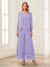 Jumpsuits V-Neck 3/4 Sleeves Ankle-Length Two Pieces Mother of the Bride Pantsuit with Lace