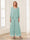 Jumpsuits V-Neck 3/4 Sleeves Ankle-Length Two Pieces Mother of the Bride Pantsuit with Lace