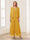 Jumpsuits V-Neck 3/4 Sleeves Ankle-Length Two Pieces Mother of the Bride Pantsuit with Lace