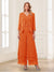 Jumpsuits V-Neck 3/4 Sleeves Ankle-Length Two Pieces Mother of the Bride Pantsuit with Lace