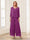 Jumpsuits V-Neck 3/4 Sleeves Ankle-Length Two Pieces Mother of the Bride Pantsuit with Lace