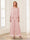 Jumpsuits V-Neck 3/4 Sleeves Ankle-Length Two Pieces Mother of the Bride Pantsuit with Lace