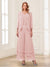 Jumpsuits V-Neck 3/4 Sleeves Ankle-Length Two Pieces Mother of the Bride Pantsuit with Lace