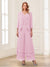 Jumpsuits V-Neck 3/4 Sleeves Ankle-Length Two Pieces Mother of the Bride Pantsuit with Lace