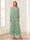 Jumpsuits V-Neck 3/4 Sleeves Ankle-Length Two Pieces Mother of the Bride Pantsuit with Lace