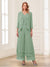 Jumpsuits V-Neck 3/4 Sleeves Ankle-Length Two Pieces Mother of the Bride Pantsuit with Lace