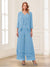 Jumpsuits V-Neck 3/4 Sleeves Ankle-Length Two Pieces Mother of the Bride Pantsuit with Lace