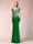 Sheath/Column V-Neck Floor-Length Short Sleeves Mother of the Bride Dresses with Sequins & Split Side