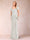 Sheath/Column V-Neck Floor-Length Short Sleeves Mother of the Bride Dresses with Sequins & Split Side