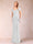 Sheath/Column V-Neck Floor-Length Short Sleeves Mother of the Bride Dresses with Sequins & Split Side