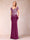 Sheath/Column V-Neck Floor-Length Short Sleeves Mother of the Bride Dresses with Sequins & Split Side