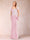 Sheath/Column V-Neck Floor-Length Short Sleeves Mother of the Bride Dresses with Sequins & Split Side
