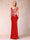 Sheath/Column V-Neck Floor-Length Short Sleeves Mother of the Bride Dresses with Sequins & Split Side