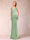 Sheath/Column V-Neck Floor-Length Short Sleeves Mother of the Bride Dresses with Sequins & Split Side