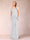 Sheath/Column V-Neck Floor-Length Short Sleeves Mother of the Bride Dresses with Sequins & Split Side