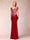 Sheath/Column V-Neck Floor-Length Short Sleeves Mother of the Bride Dresses with Sequins & Split Side