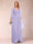 A-Line/Princess V-Neck 3/4 Sleeves Floor-Length Mother of the Bride Dresses with Ruched & Beading