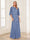 A-Line/Princess Scoop Half Sleeves Floor-Length Mother of the Bride Dresses with Beading&Sequins