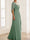 Sheath/Column V-Neck Short Sleeves Floor-Length Mother of the Bride Dresses with Lace & Applique