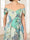 A-Line/Princess Off-the-Shoulder Short Sleeves Ankle-Length Mother of the Bride Dresses with Pockets & Floral Pirnted