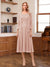 A-Line/Princess Scoop Sleeveless Tea-Length Mother of the Bride Dresses with Lace & Jacket