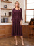 A-Line/Princess Scoop Sleeveless Tea-Length Mother of the Bride Dresses with Lace & Jacket