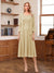 A-Line/Princess Scoop Sleeveless Tea-Length Mother of the Bride Dresses with Lace & Jacket