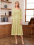 A-Line/Princess Scoop Sleeveless Tea-Length Mother of the Bride Dresses with Lace & Jacket
