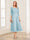 A-Line/Princess Scoop 3/4 Sleeves Tea-Length Mother of the Bride Dresses with Applique & Lace