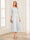 A-Line/Princess Scoop 3/4 Sleeves Tea-Length Mother of the Bride Dresses with Applique & Lace