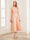 A-Line/Princess Scoop 3/4 Sleeves Tea-Length Mother of the Bride Dresses with Applique & Lace