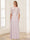 A-Line/Princess Scoop Half Sleeves Floor-Length Mother of the Bride Dresses with Applique & Lace