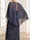 Sheath/Column V-Neck Half Sleeves Floor-Length Mother of the Bride Dresses with Applique & Lace
