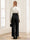 Jumpsuits V-Neck Long Sleeves Ankle-Length Mother of the Bride Dresses with Ruched