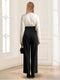 Jumpsuits V-Neck Long Sleeves Ankle-Length Mother of the Bride Dresses with Ruched