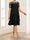 A-Line/Princess Scoop Short Sleeves Tea-Length Mother of the Bride Dresses with Applique