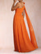 A-Line/Princess One-Shoulder Sleeveless Floor-Length Mother of the Bride Dresses with 3D Flower & Split Side